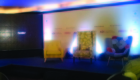 Stage for panel discussion at ADI designed by StudioJ