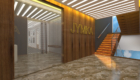 3d model of the entrance at Jymka fitness designed by StudioJ