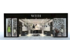Facade of WITH apparel store designed by StudioJ